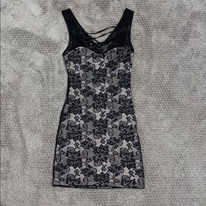 Amazing lace dress. This is from the brand bebe.